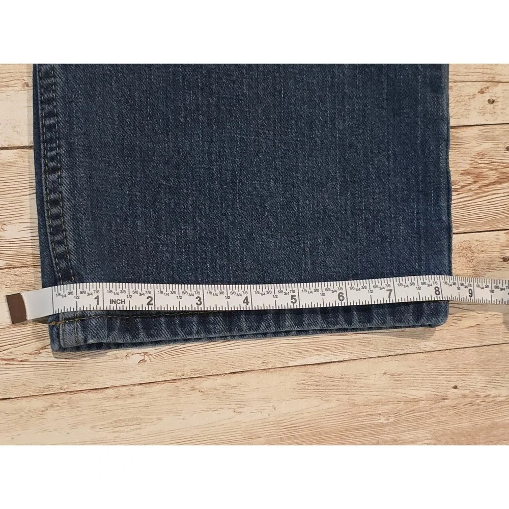 Eddie Bauer‎ Jeans 36x32 Straight Mid Rise Medium Wash Blue Denim